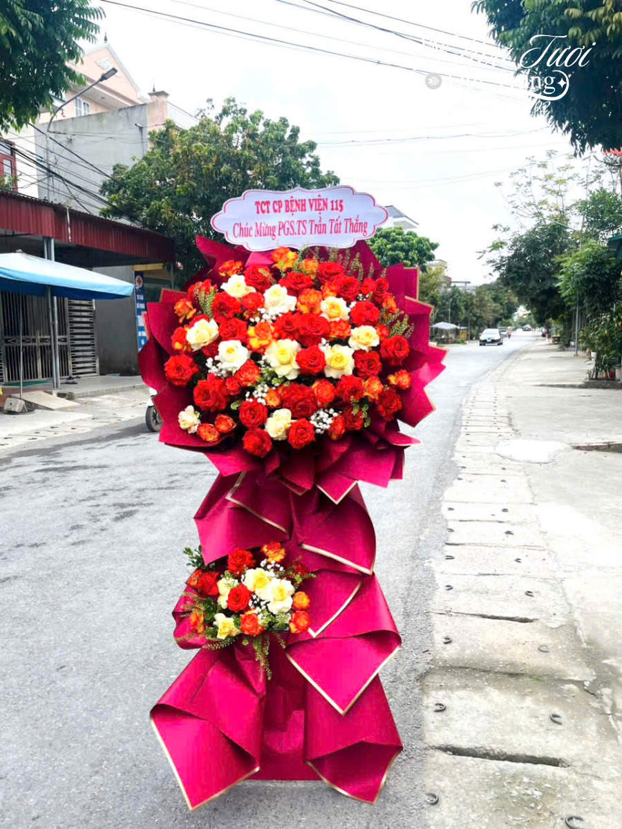 Kệ Hoa Khai Trương HCM052